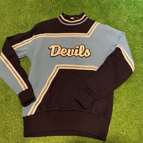 Vintage Devils Sweater Cheerleading Band, Women’s XXL - Picture 1 of 6